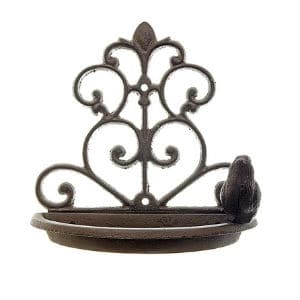 Cast Iron Wall Mounted Bird Feeder Cast Iron Wall Mounted Bird Feeder