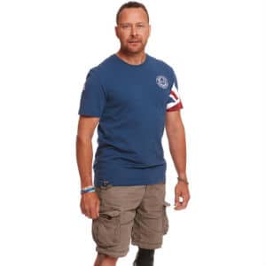 Ensign Blue Union Jack Sleeve T-shirt Ensign Blue Union Jack Sleeve T-shirt