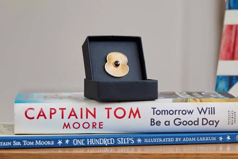 Captain Sir Tom Gold Plated Pin